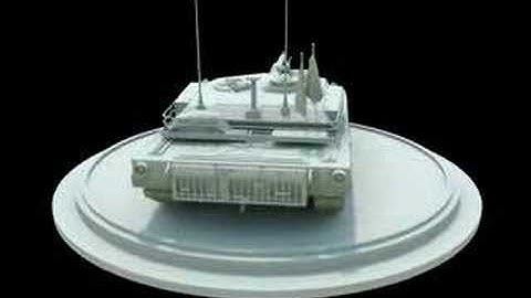 3D Model M1 Abram Tank