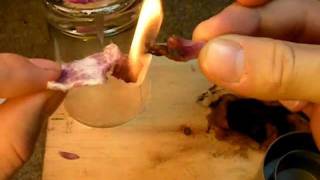Survival Fuel tablets. Cotton and Wax