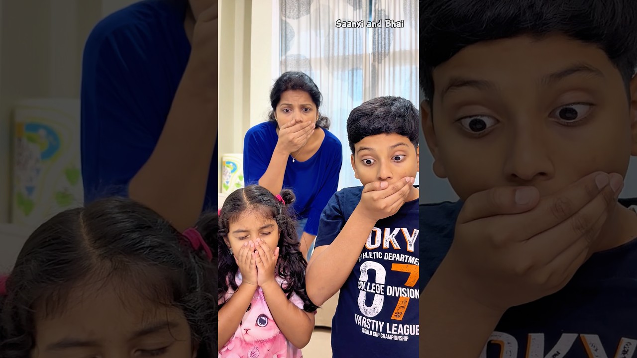 Saanvi and Bhai Ne Kya Dekha😳 #shorts #ytshorts