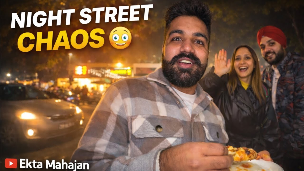 Night Street Chaos 😳 | Food, Masti & Full Vlog