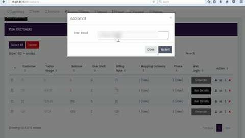 WebVOS3000 - How Generate Customer login