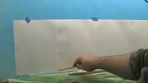 Painting the backdrop behind the river: Part 2