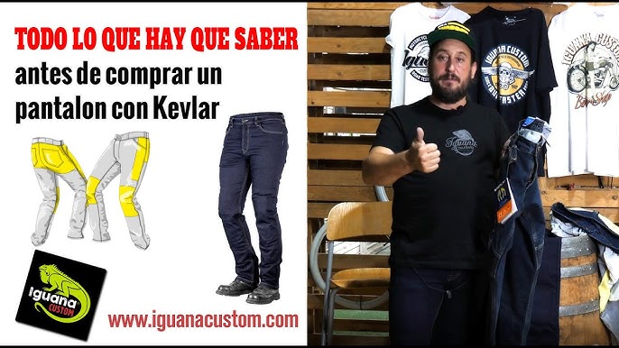 Diferencias en pantalón Tejano para moto #kevlar #motero #iguanacustom  #review #shorts 