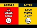 How to Get More Views on YouTube  - In 3 Minutes