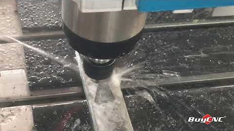 BuyCNC 6090 9060 2.2kw Spindle CNC Router Metal Aluminum Milling Cutting CNC Router in Action