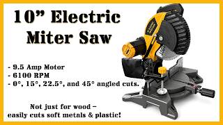 10” Electric Miter Saw Unboxing And Review screenshot 2