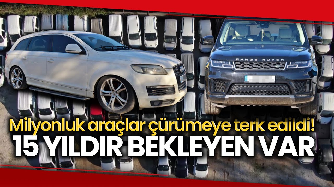 Yediemin Otoparkları Hınca Hınç Dolu! Milli Servet Çürümeye Terk Edildi