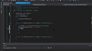 Get started with WPF part 10: pick file