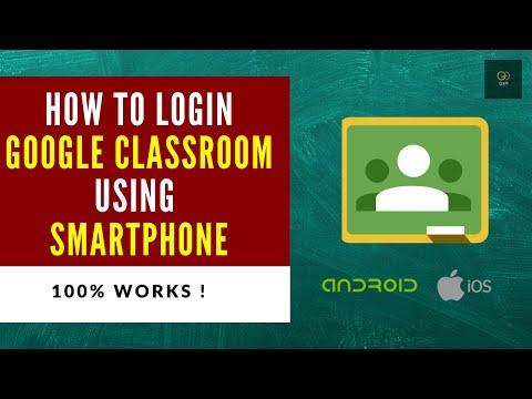 Cara LOGIN GOOGLE CLASSROOM using SMARTPHONE (Android/ios)