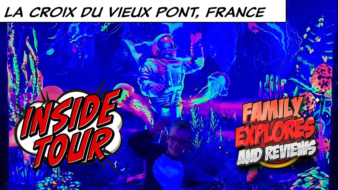 La Croix du Vieux Pont, Berny-Rivière, France, How to find the swimming pool and facilities tour