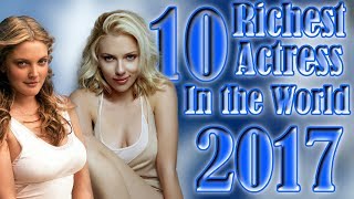 Top 10 Richest Actress In The World 2017 Of All Time | Hollywood