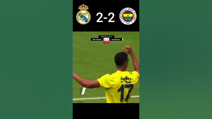 Real madrid vs Fenerbahce higlights #shorts #youtube #football #realmadrid