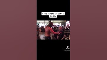 Corey taylor slaps wwe wrestler Barron Corbin ROFL