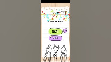 Brain test level 85 Show me your patience walkthrough