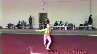 Lilia Podkopayeva Floor Compulsories 1994 Ukrainian Nationals