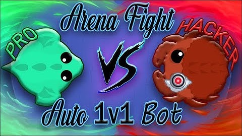 Mope.io - 1v1ing A "PRO" USING THE AUTO 1v1 BOT - Fighting Hacker And Showing How To Defeat It