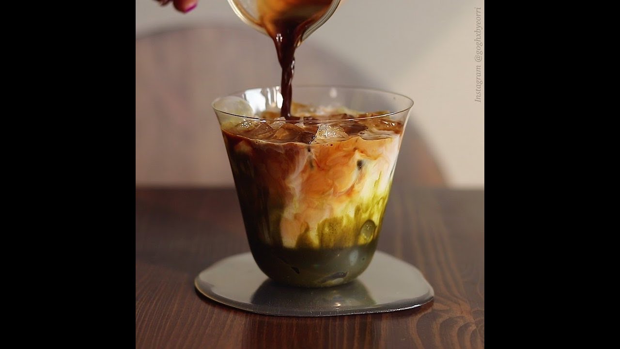 1 Minutes Recipes | Matcha Espresso Fusion