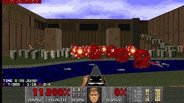 Doom 2 - Crate Expectations (Map 12: Guess how many Barrels?): UV-Max (Author: Clippy Clippington)