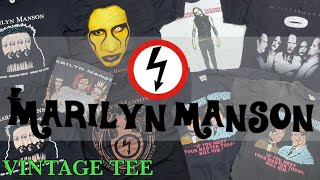 Marilyn Manson マリリンマンソン ポスター 激レア ヴィンテージ マリリン・マンソン/ MARILYN MANSON VER.2 / Mサイズ 26cm