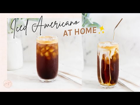 Iced Americano at Home | Yes Moore Tea #shorts