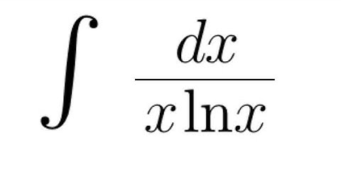 Integral Practice #2: indefinite integral of (1/(xlnx))dx