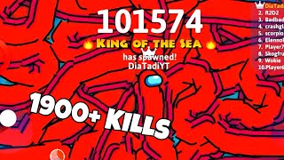 Snake.io - WORLD RECORD' SCORE +110,000 💣 EPIC SNAKE BATTLE OFF ALL TIME screenshot 4