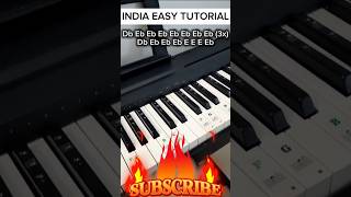 India Song FAST EASY Tutorial #easy #india #piano #pianotutorial