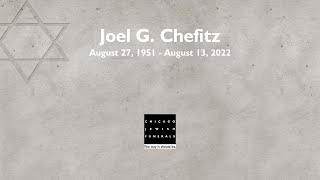 Joel G  Chefitz