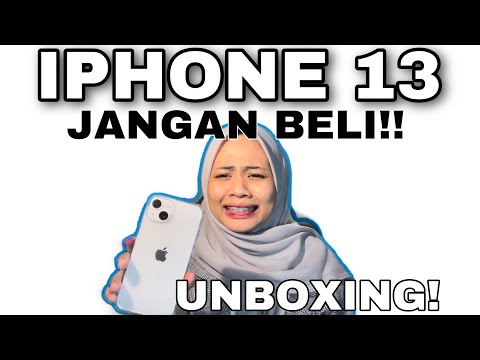 JANGAN BELI IPHONE 13       UNBOXING IPHONE 13 256GB