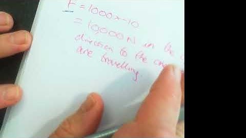 P10 3 Forces and Braking physics only