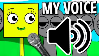 SPRUNKI SALLY SQUARE BUT WITH MY VOICE 😂 (Save The Shapes)