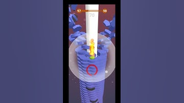 Stack Ball Level 97 Walkthrough #shorts