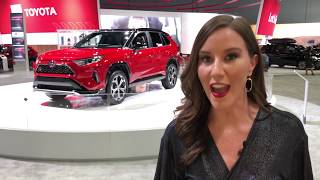 2021 TOYOTA RAV4 PRIME- First Look \& Walkaround From the 2019 Los Angeles Auto Show