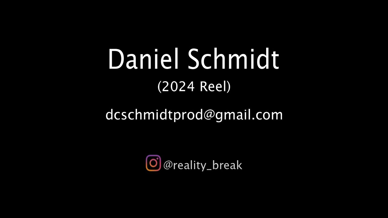 Daniel Schmidt 2D Animation Reel 2024