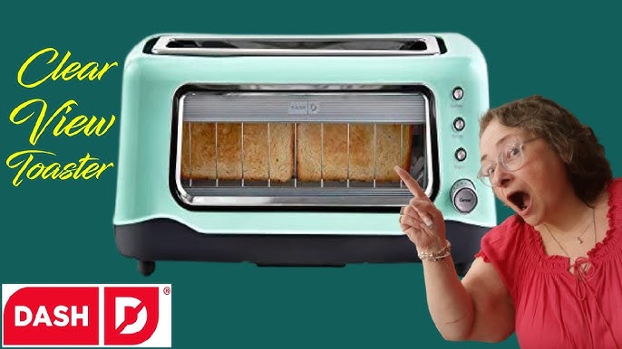 Dash 2 Slice Long Slot Clear View Toaster & Reviews