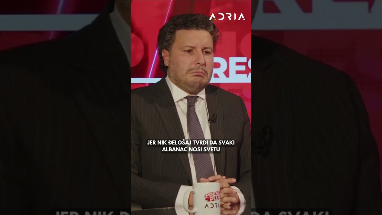 Dritan Abazović o izjavi Nika Đeljošaja da svaki Albanac nosi OVK u srcu