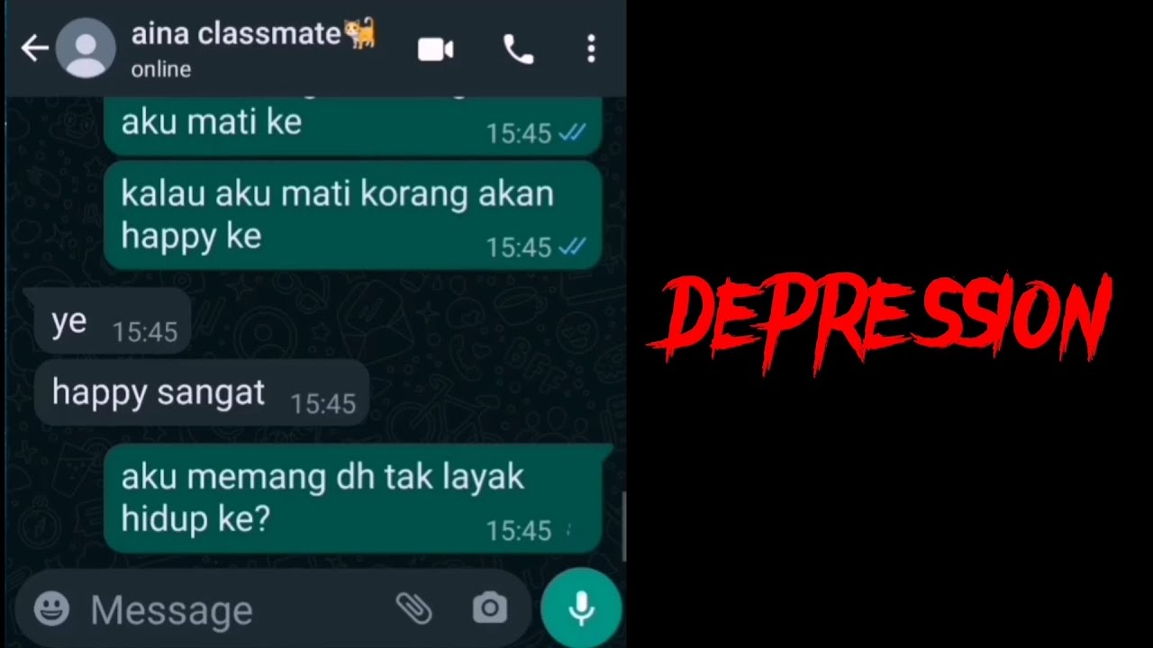 DEPRESSION | CHAT SERAM (SERAM!!!)