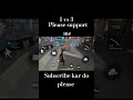 1 vs 3 gameplay free fire headshot viral video free fire shoking video free fire 🔥🔥