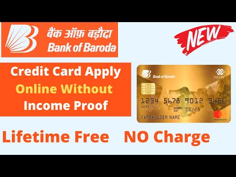 Bank of Baroda free credit card apply online 2020 | BOB credit card against FD without income Proof