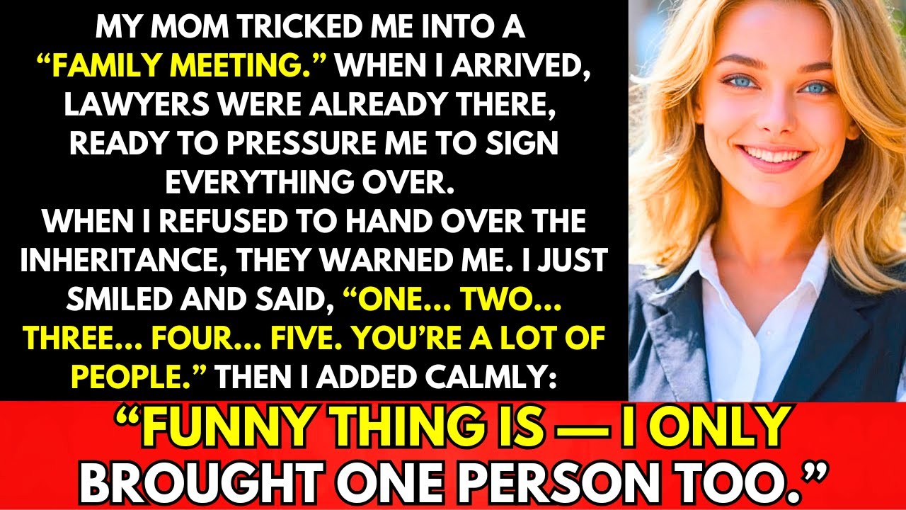 My Mom Tricked Me Into A Family Meeting—When I Refused The Inheritance, They…