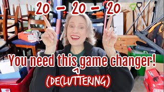 If you are sick of decluttering you need the 20-20-20 miracle decluttering method!