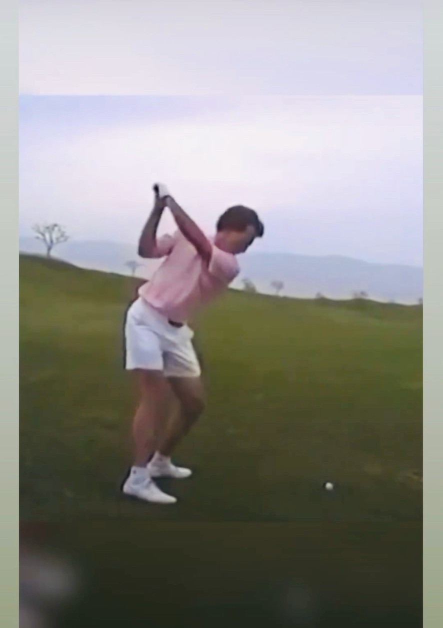 Mac O’Grady OTT swing. #golf #golftips #miracleswing