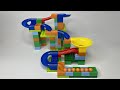Marble run race, colourful marbles, Marble Run easy fun
