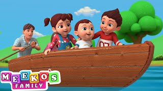 Row Row Row Your Boat | Nursery Rhymes For Babies | Meeko's Family
