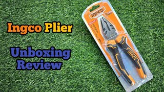 Ingco Plier Unboxing And Review #ingcotools #ingcoplier #pliers