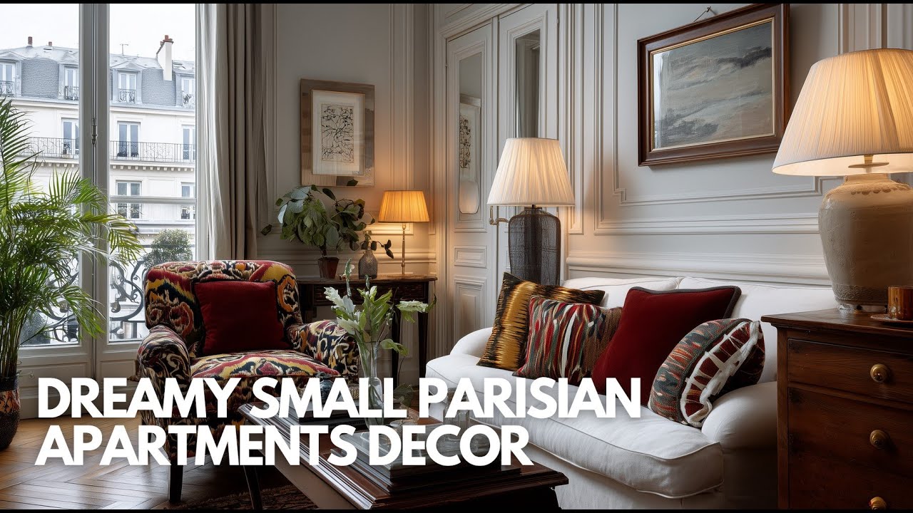 Dreamy Small Parisian Apartments Designed With Effortless Parisian Elegance