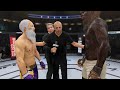 Old Bruce Lee vs. Chewie Chewbacca - EA Sports UFC 4 - Crazy UFC 👊🤪