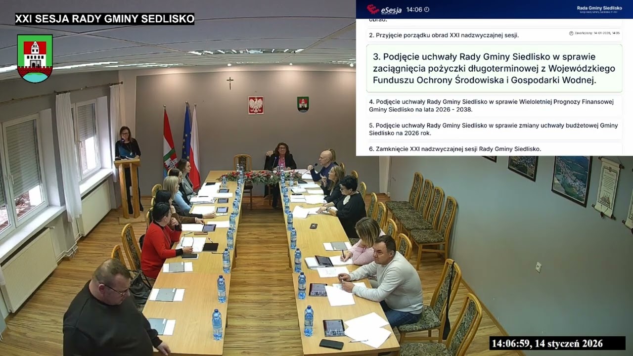 XXI Sesja Rady Gminy Siedlisko