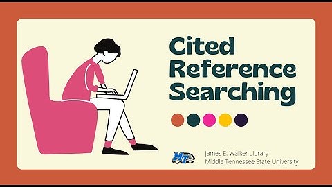 Cited Reference Searching
