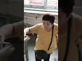 Woman with Polio Climbing the Stairs | Pure Courage & Real Beauty 💎 #Shorts